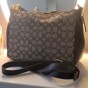 Coach Shay Crossbody in Blue Jaquard